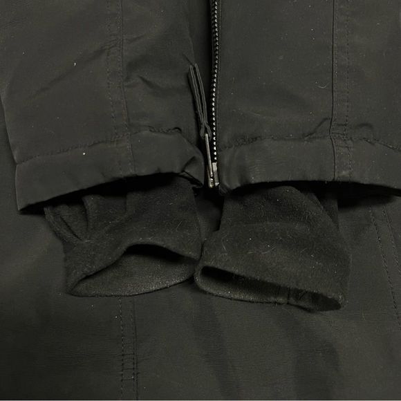 S13 New York Alpine Coat Womens Small Black Duck Down faux fur hood winter coat - Picture 13 of 16